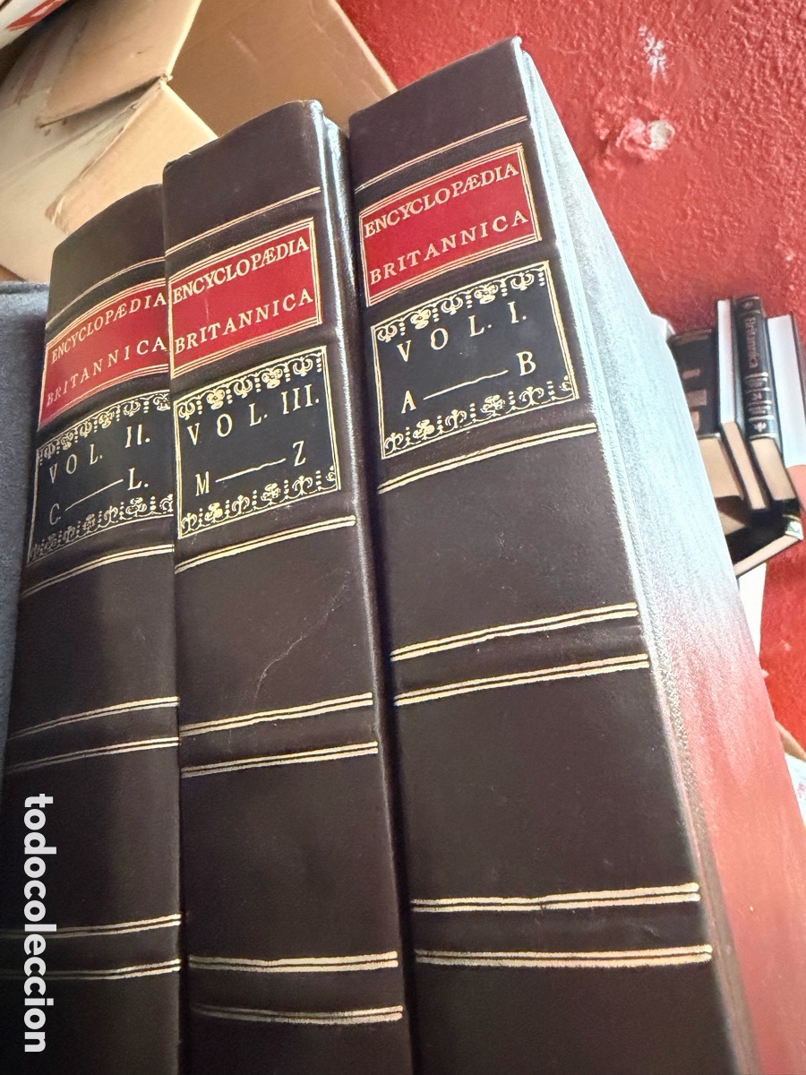 Enciclopedias antiguas: facsimile reprint of the first edition (Edinburgh, 1771). 3 volumes complete.