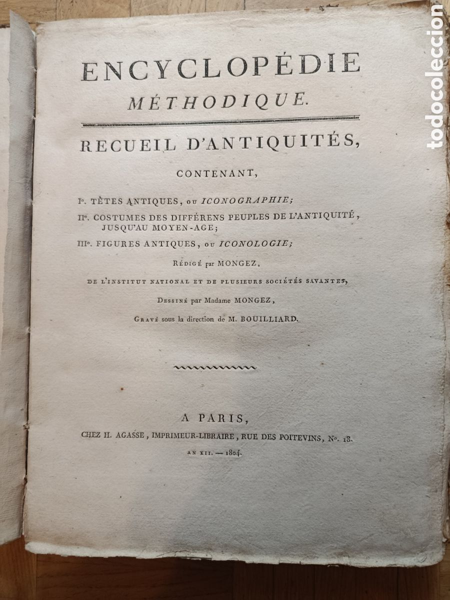 Antiquarische Enzyklop&auml;dien: 97 l&aacute;minas antiquites (1804)