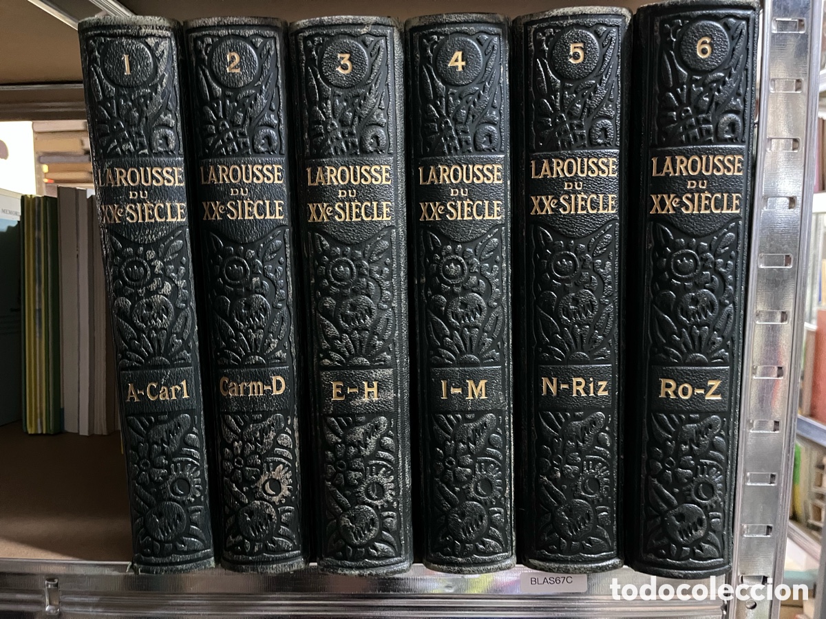 Enciclopedias antiguas: Blas67C 1928 - LAROUSSE DU XX&deg; SI&Egrave;CLE - XX&deg; SI&Egrave;CLE LAROUSSE - EN 6 VOLUMES - piel - en franc&eacute;s