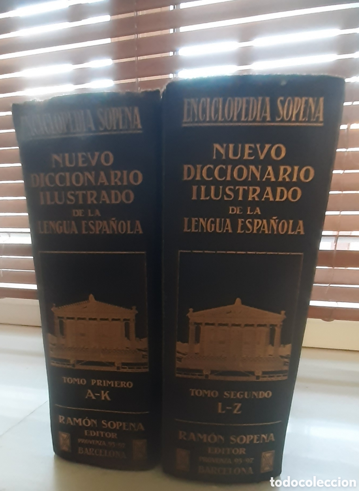 Livros antigos: 2 tomos enciclopedia sopena 1929
