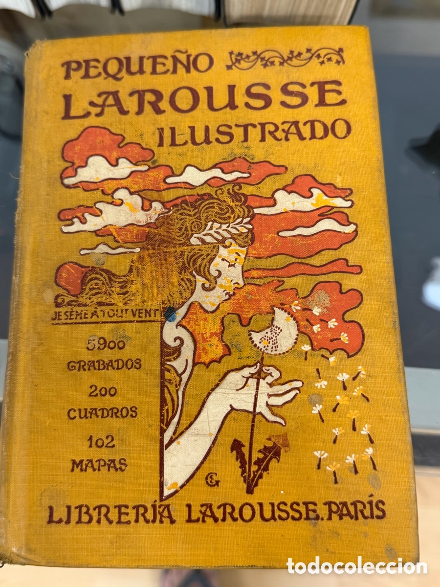 Old encyclopedias: RARO PEQUE&Ntilde;O LAROUSSE ILUSTRADO 1912 ORIGINAL MODERNISTA ART NOUVEAU COMPLETO