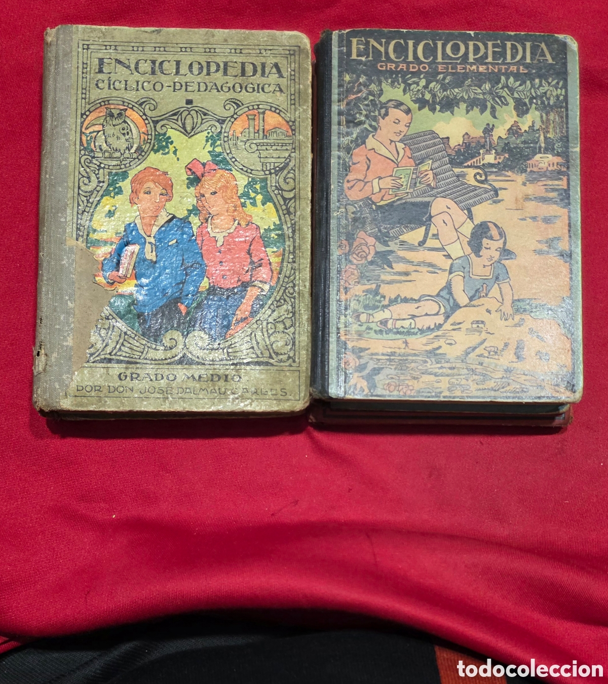 Enciclopedias antiguas: ENCICLOPEDIAS CICLO PEDAGOGICA, GRADO MEDIO y GRADO ELEMENTAL