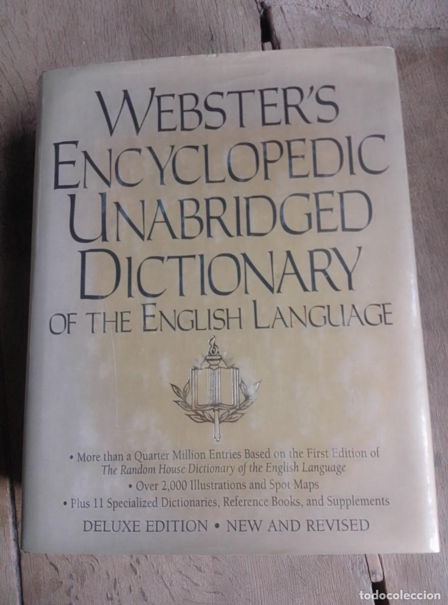 Enciclopedias antiguas: Webster's Encyclopedic Unabridged Dictionary of the English Language. Edici&oacute;n Deluxe