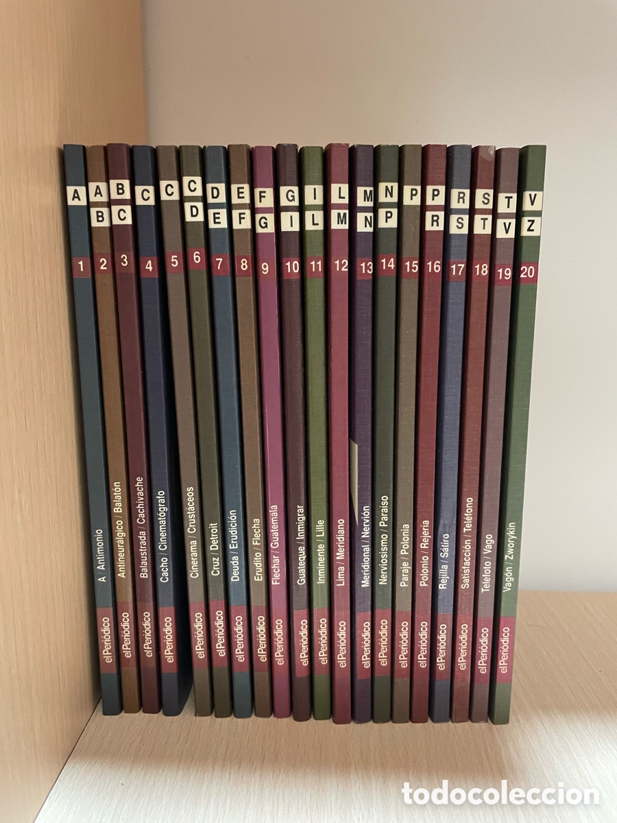 Old encyclopedias: Enciclopedia Universal El Peri&oacute;dico Completa 1989