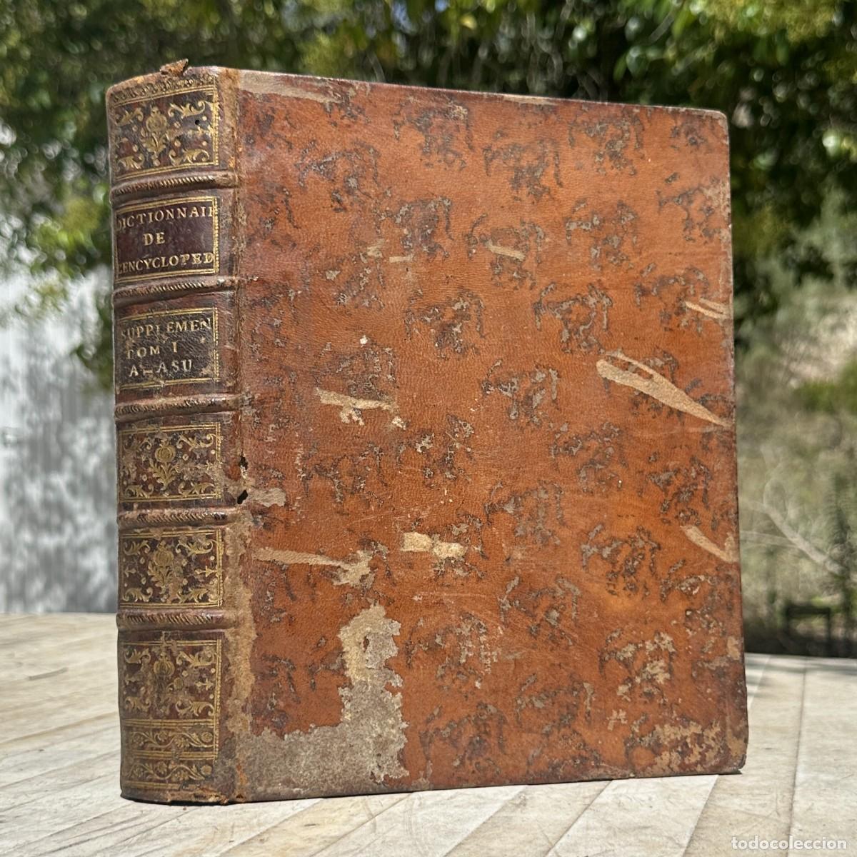 Livres anciens: A&Ntilde;O 1775 - Encyclop&eacute;die ou Dictionnaire universel raisonn&eacute; - Enciclopedia - Ilustracion francesa