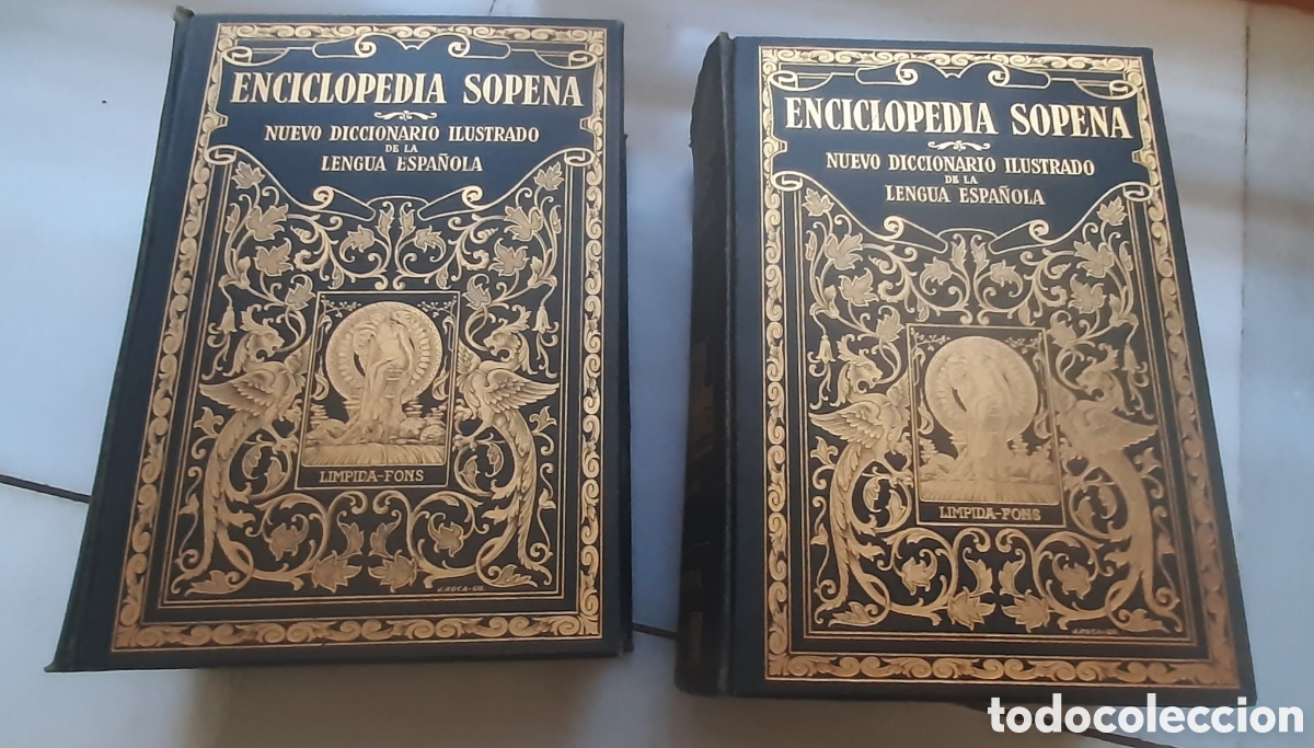 Enciclopedias antiguas: sopena enciclopedia 1929 2 tomos