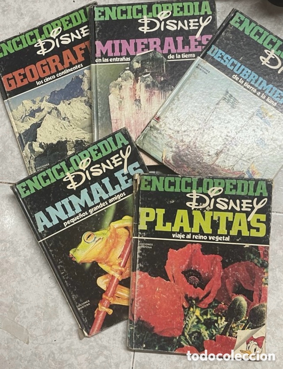 Enciclopedias antiguas: Enciclopedia Disney del a&ntilde;o 1982