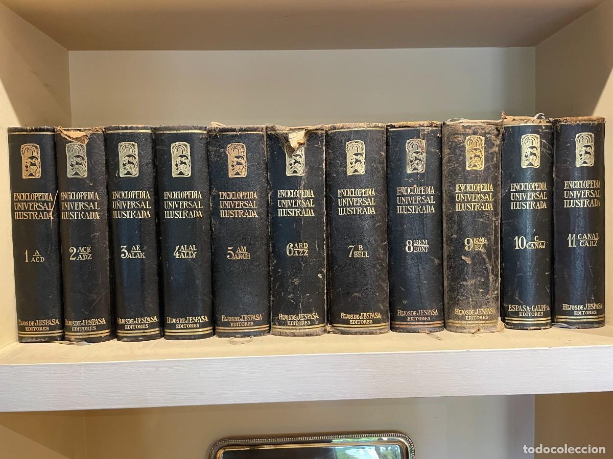 Enciclopedias antiguas: Enciclopedia Espasa Calpe, 102 tomos
