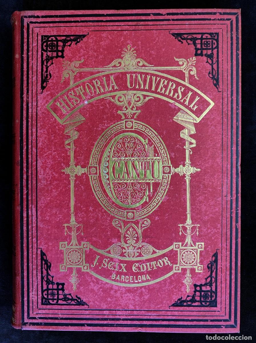Antiquarische Enzyklop&auml;dien: HISTORIA UNIVERSAL, CESAR CANT&Uacute;. TOMO II. 2&ordf; ED. JAIME SEIX
