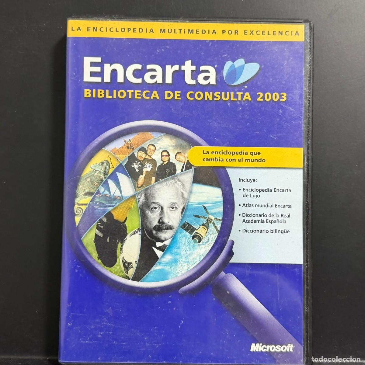 Enciclopedias antiguas: Microsoft Encarta ● Biblioteca de Consulta 2003 ● 2x[DVD] 2003
