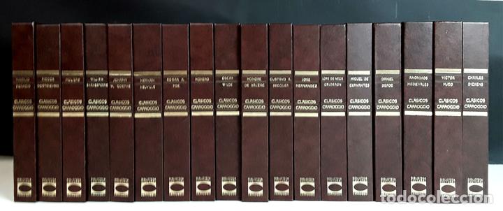 COLECCIÓN CLÁSICOS CARROGGIO. 18 TOMOS. VARIOS AUTORES. 1977/1984. (Libros Nuevos - Diccionarios y Enciclopedias - Enciclopedias)