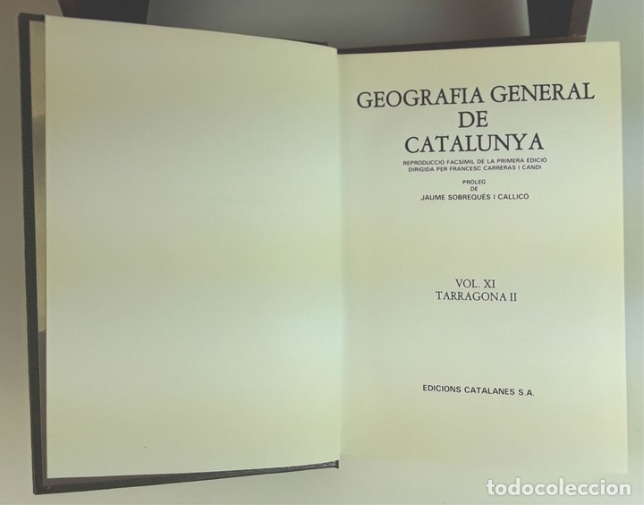 Enciclopedias: GEOGRAFÍA GENERAL DE CATALUNYA. FACSÍMIL. 11 TOMOS. EDICIONS CATALANES. 1980. - Foto 6 - 100588395