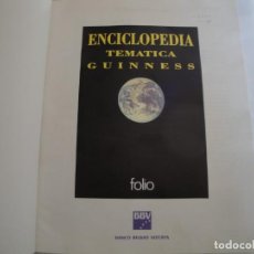 Enciclopedias: ENCICLOPEDIA TEMÁTICA GUINNES. EDICIONES FOLIO. BBV. AÑO 1995. NUEVA.. Lote 144791746