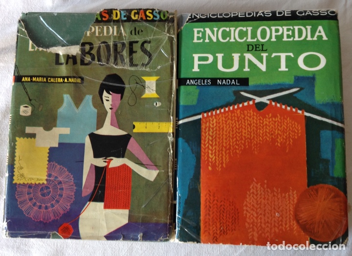 Enciclopedias: Enciclopedia del punto (1963) + Enciclopedia de las labores (1959). Gasso Editores. - Foto 9 - 217464596