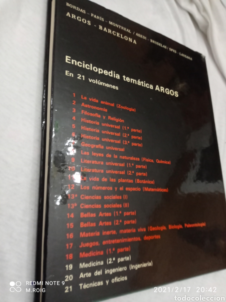 Enciclopedias: Libro de la enciclopedia temática Argos, Medicina, tomo 18, en perfecto estado - Foto 2 - 242195725