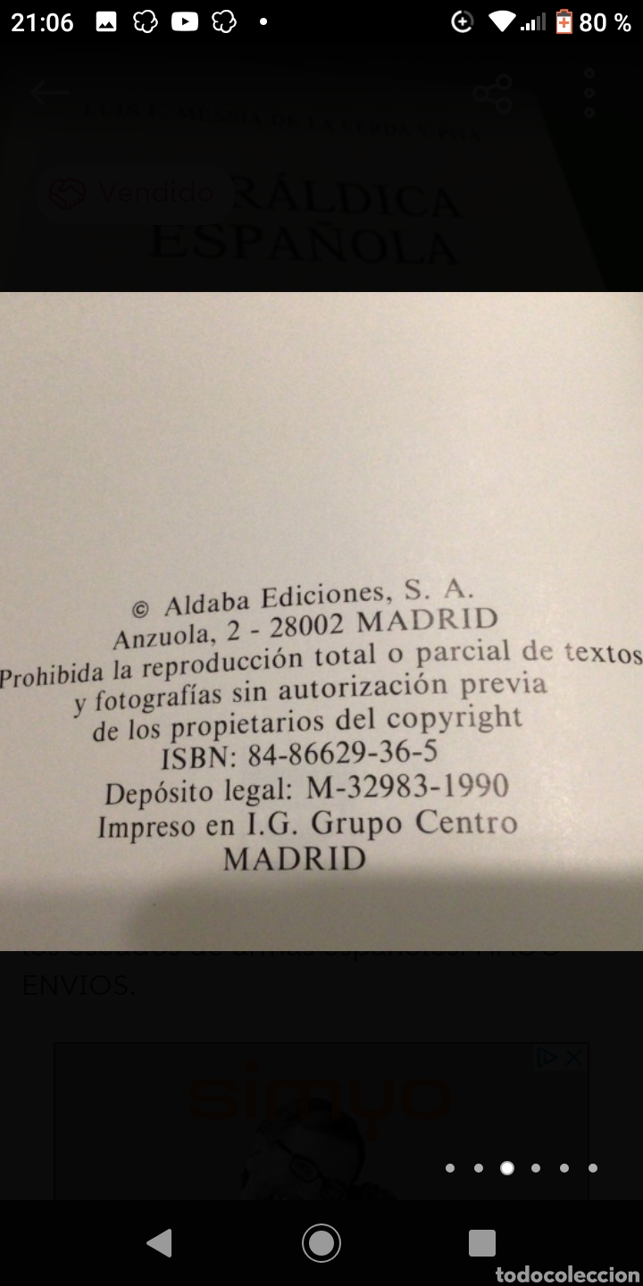 Enciclopedias: HER&Aacute;LDICA ESPA&Ntilde;OLA (LIBRO) - Foto 3