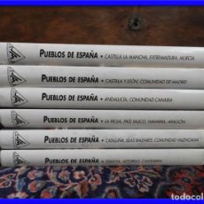 Enciclopedias: INTERESANTE COLECCION DE LIBROS PUEBLOS DE ESPAÑA ED. RUEDA