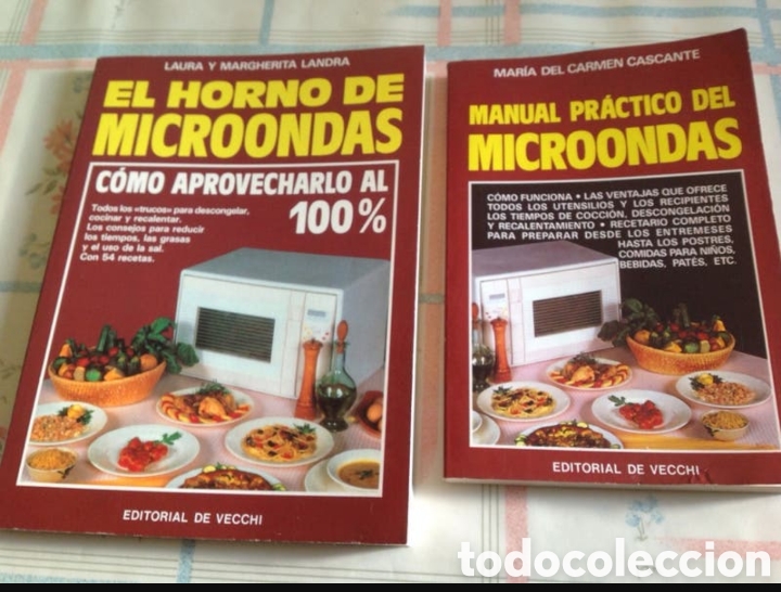 Enciclopedias: 2 LIBROS de COCINA AL MICROONDAS x15&euro; (NUEVOS) - Foto 1