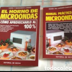 Enciclopedias: 2 LIBROS DE COCINA AL MICROONDAS X12€ (NUEVOS)