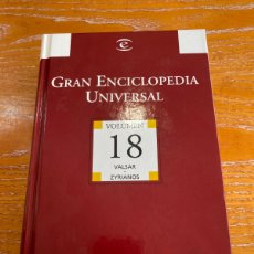 Enciclopedias: GRAN ENCICLOPEDIA UNIVERSAL VOLUMEN 18. Lote 366193836