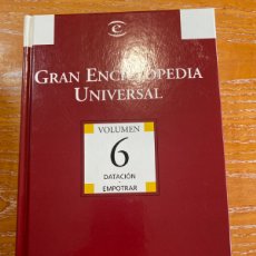 Enciclopedias: GRAN ENCICLOPEDIA UNIVERSAL VOLUMEN 6. Lote 366196061