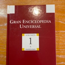 Enciclopedias: GRAN ENCICLOPEDIA UNIVERSAL VOLUMEN 1. Lote 366202286