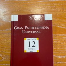 Enciclopedias: GRAN ENCICLOPEDIA UNIVERSAL VOLUMEN 12. Lote 366204251