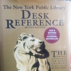 Enciclopedias: THE NEW YORK PUBLIC LIBRARY DESK REFERENCE FROMMER'S PRENTICE HALL