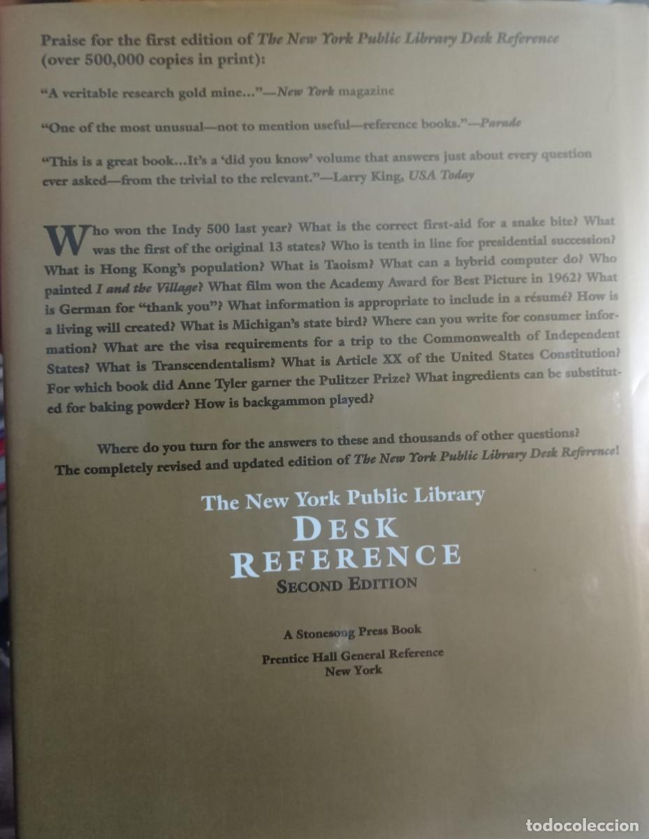 Enciclopedias: The New York Public Library Desk Reference Frommers Prentice Hall - Foto 2