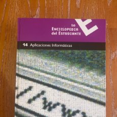 Enciclopedias: 14 APLICACIONES INFORMÁTICAS LA ENCICLOPEDIA DEL ESTUDIANTE. Lote 378519329