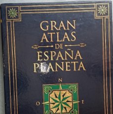 Enciclopedias: GRAN ATLAS DE ESPAÑA PLANETA. EDIC.1997 POR COMUNIDADES AUTONOMAS. GRAN MEDIDA Y PESO. 416 PAG.NUEVO