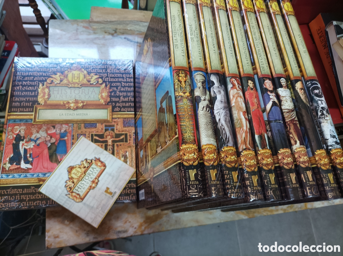 Enciclopedias: HISTORIA UNIVERSAL SIN USO CON PRECINTO +CD 10TOMOS EDICIONES RUEDA - Foto 1