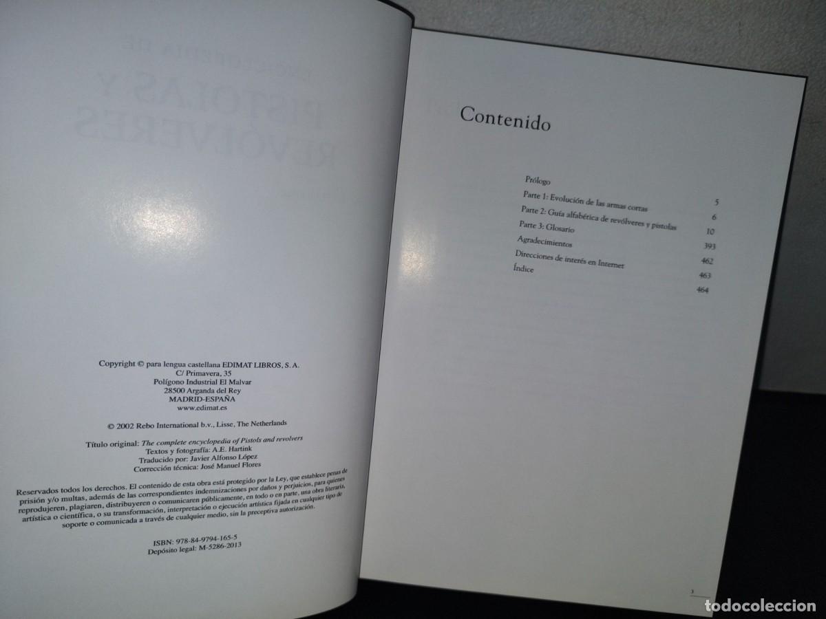 Enciclopedias: 128- ENCICLOPEDIA DE PISTOLAS Y REV&Oacute;LVERES - A. E. HARTINK - 2013 - Foto 6