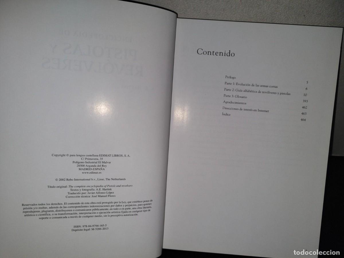Enciclopedias: 117- ENCICLOPEDIA DE PISTOLAS Y REV&Oacute;LVERES - A. E. HARTINK - 2013 - Foto 7