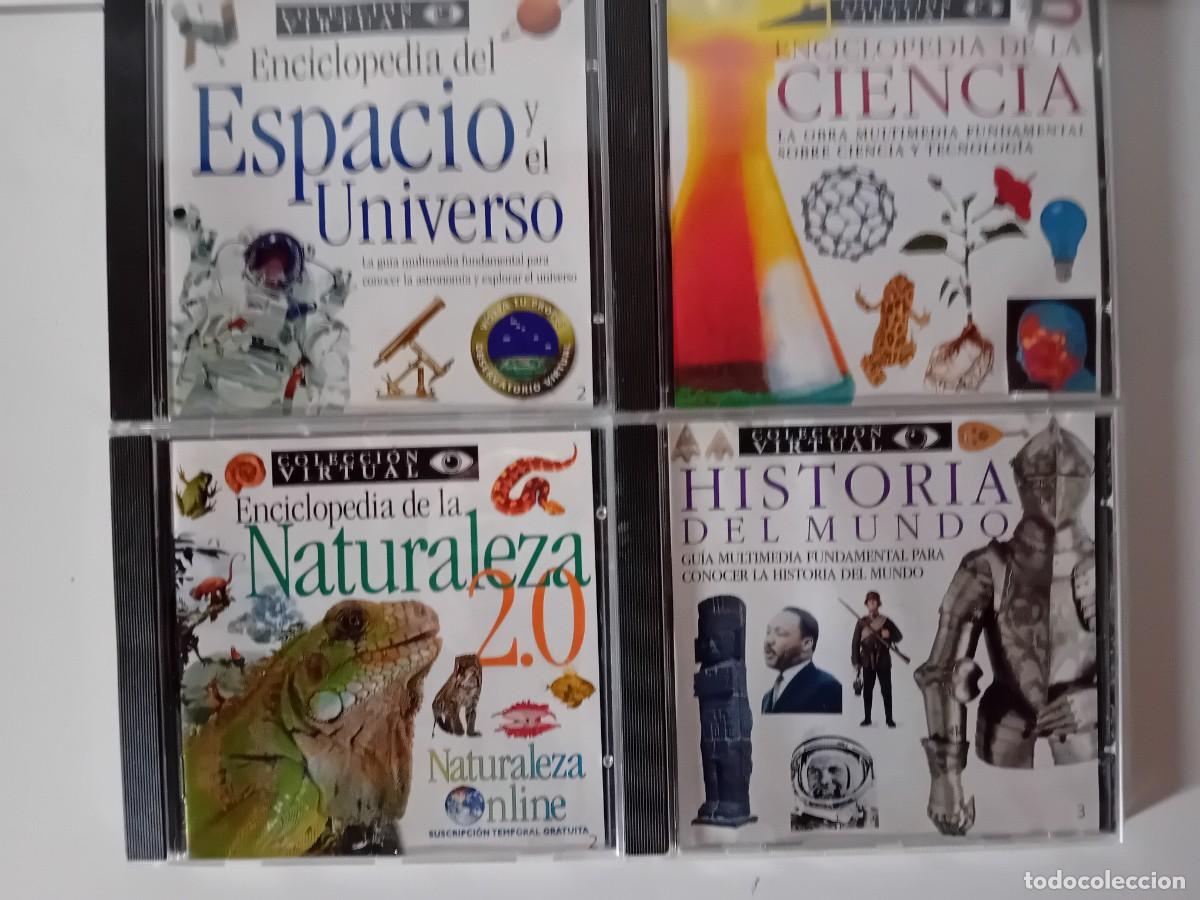 Enciclopedias: 4 CD-ROM - COLECCI&Oacute;N VIRTUAL 1998 - Foto 1