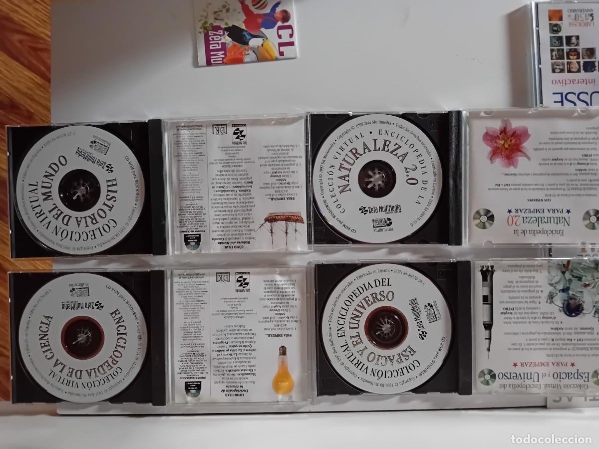 Enciclopedias: 4 CD-ROM - COLECCI&Oacute;N VIRTUAL 1998 - Foto 2