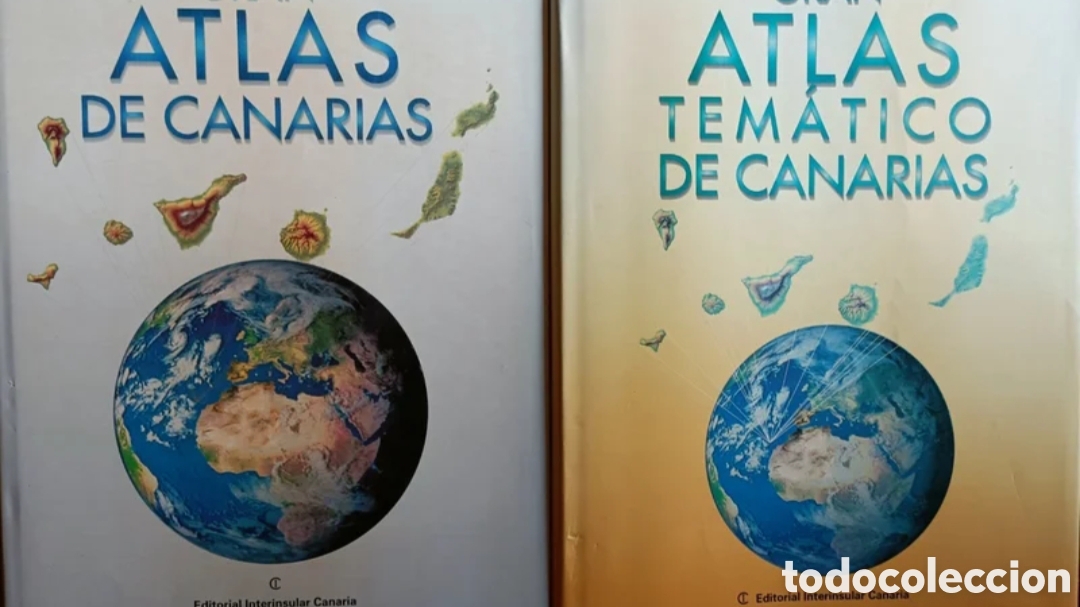 Enciclopedias: Gran Atlas de Canarias (2 tomos) - Foto 1