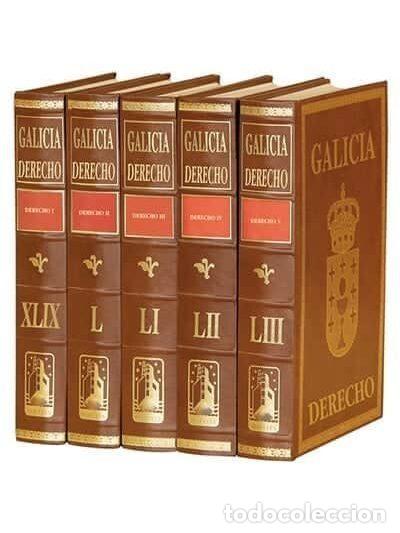 Enciclopedias: PROYECTO GALICIA, DERECHO, 5 VOLUMENES - Foto 1