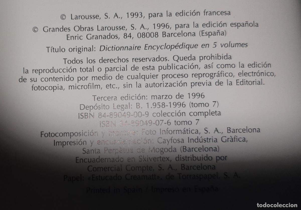 Enciclopedias: ENCICLOPEDIA LAROUSSE L14 8 tomos - Foto 4