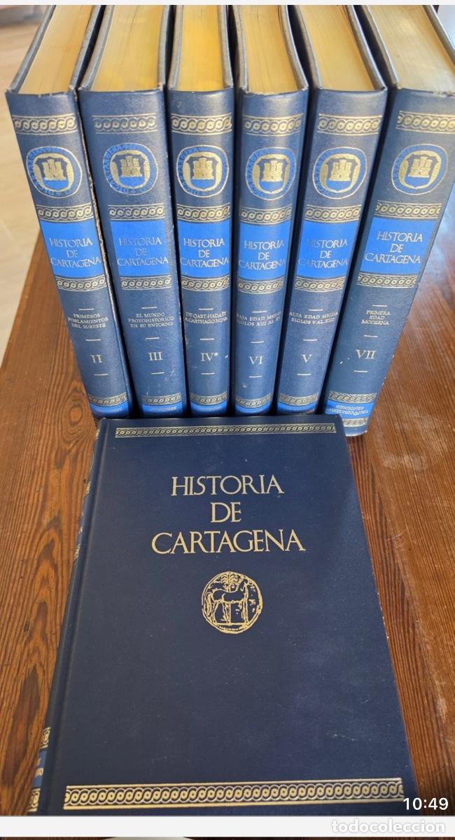 Enciclopedias: CARTAGENA MURCIA HISTORIA DE CARTAGENA 7 TOMOS
