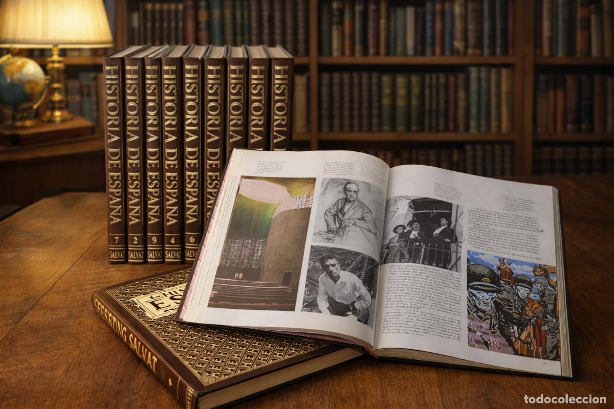 Enciclopedias: HISTORIA DE ESPA&Ntilde;A, editorial SALVAT