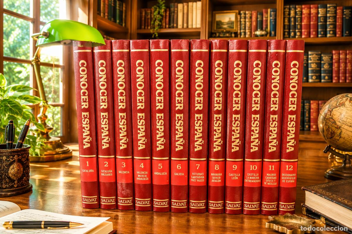 Livres: CONOCER ESPA&Ntilde;A enciclopedia editorial Salvat