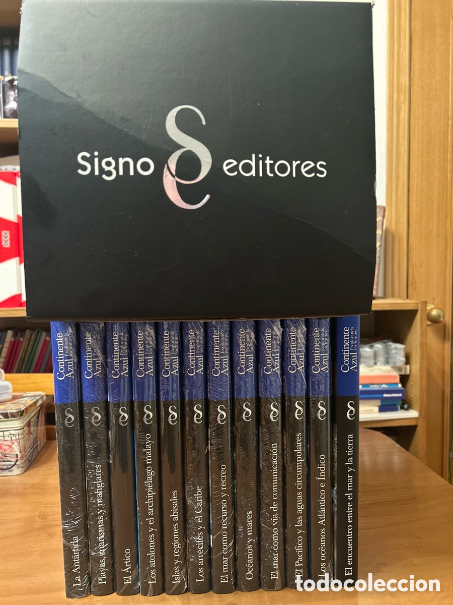 Enciclopedias: CONTINENTE AZUL. Explorando los l&iacute;mites . 12 tomos completos. Signo editores