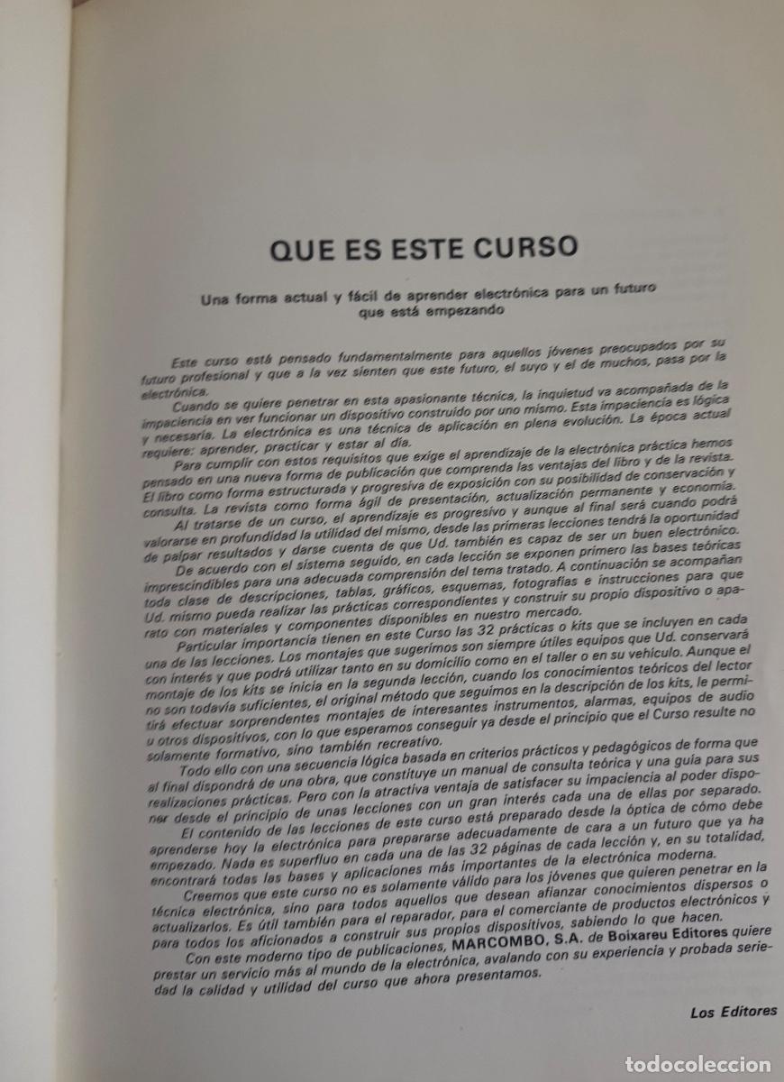 Enciclopedias: Lote dos tomos 30 lecciones electr&oacute;nica - Foto 3