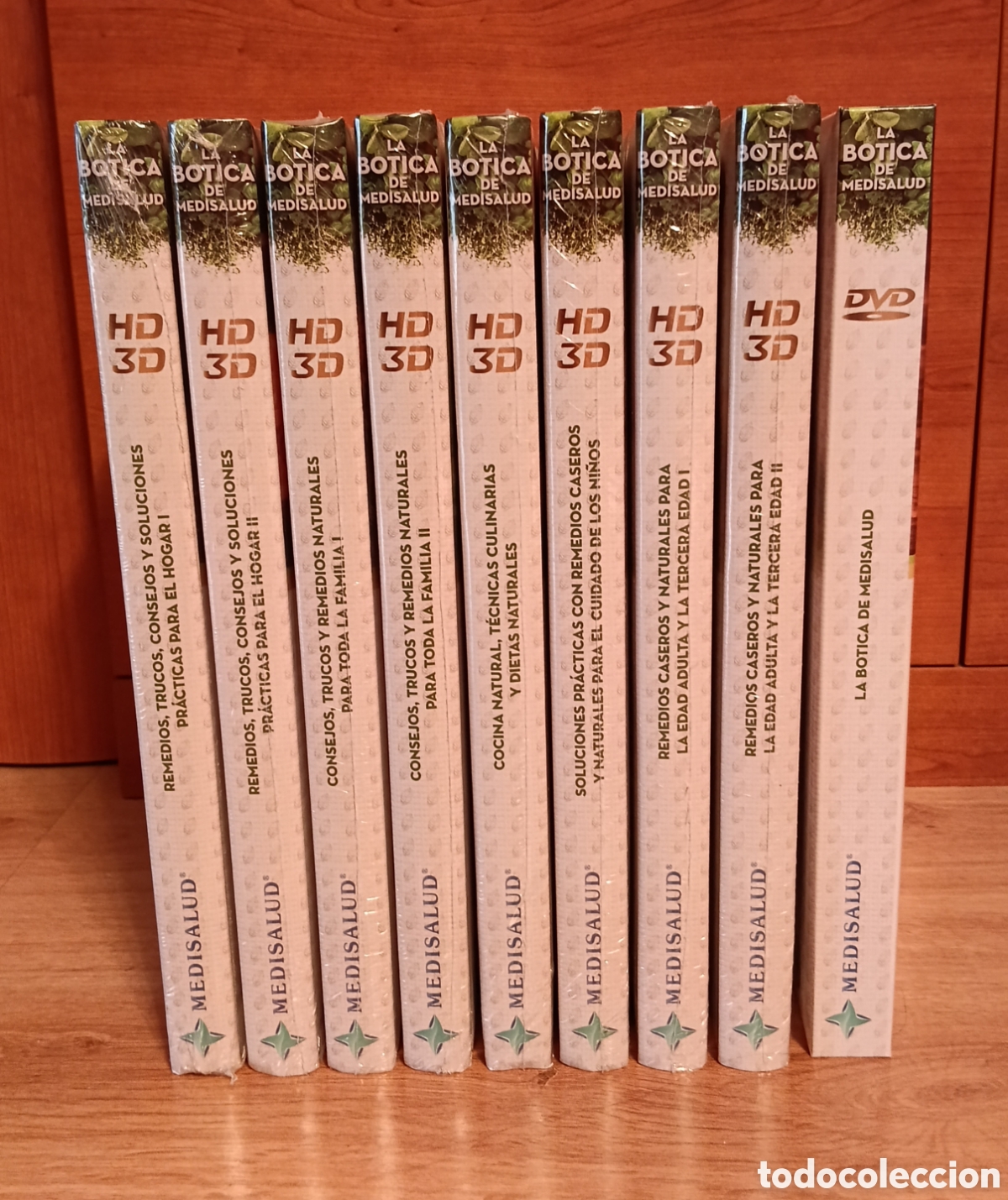 books: ENCICLOPEDIA LA BOTICA DE MEDISALUD 8 TOMOS+DVDS+CERTIFICADO