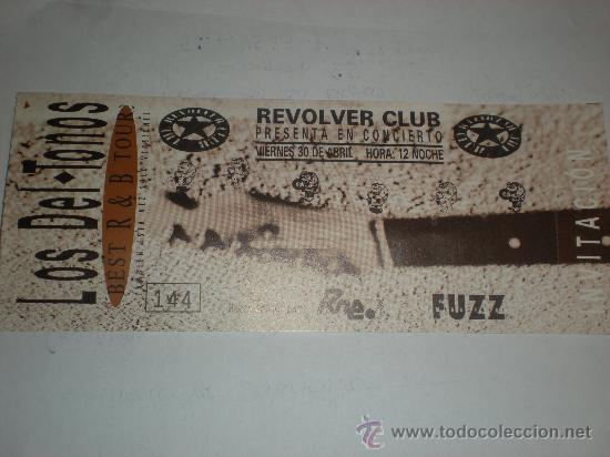 Entradas antiguas de conciertos: ENTRADA DE CONCIERTO TICKET DE LOS DEL TONOS - Foto 1