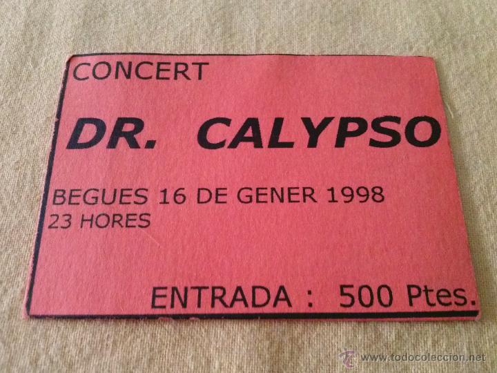 Entradas antiguas de conciertos: ENTRADA CONCIERTO DR. CALYPSO - Foto 1