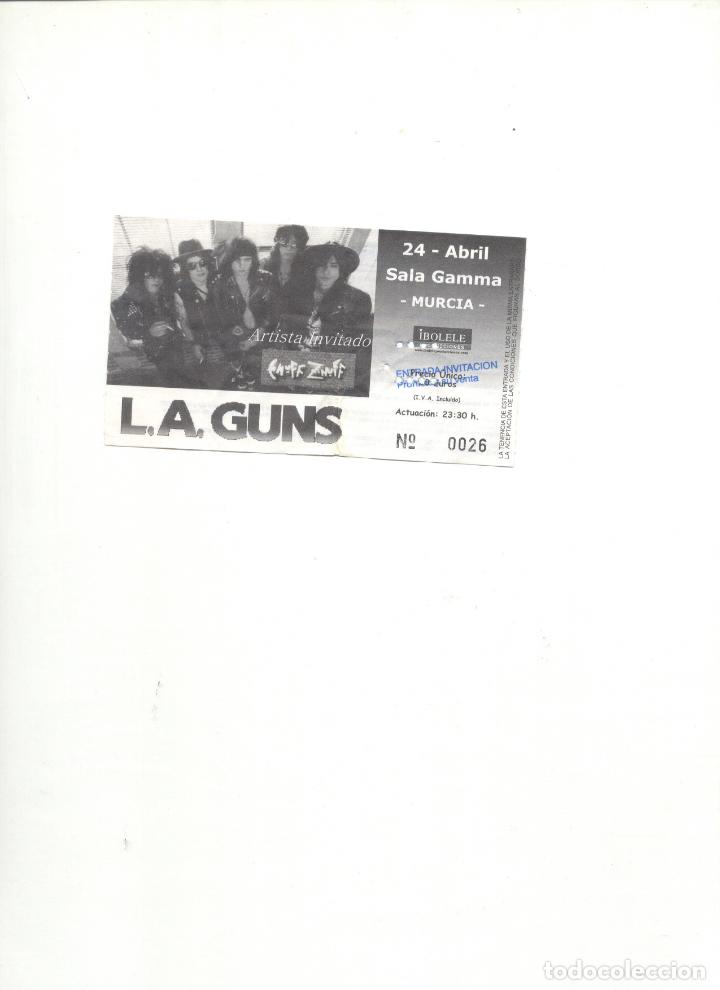 Entradas antiguas de conciertos: ENTRADA LA GUNS MURCIA - Foto 1