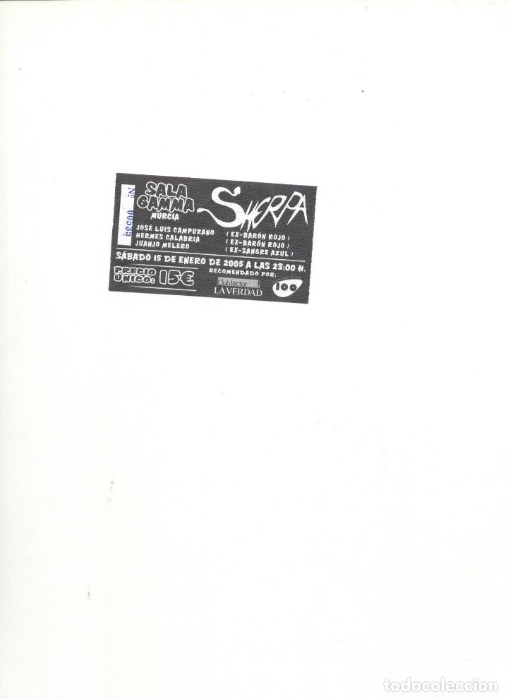 Entradas antiguas de conciertos: ENTRADA SHERPA MURCIA - Foto 1