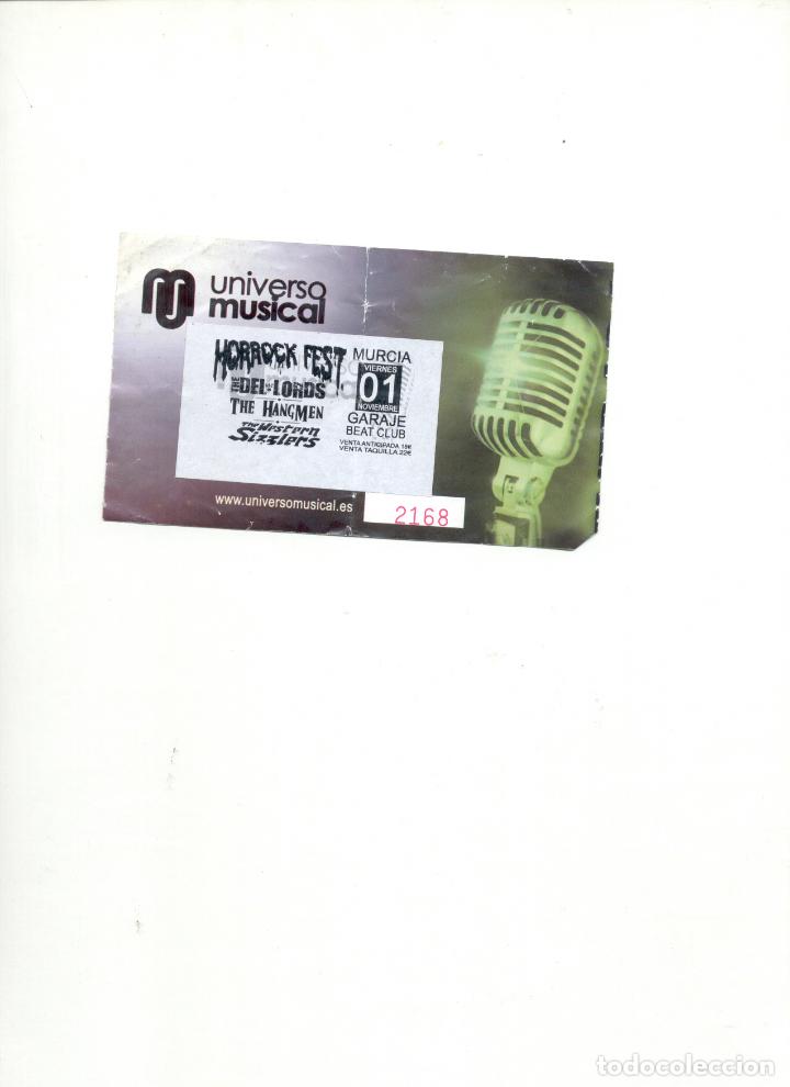 Entradas antiguas de conciertos: ENTRADA MUSICA HANGMEN - Foto 1